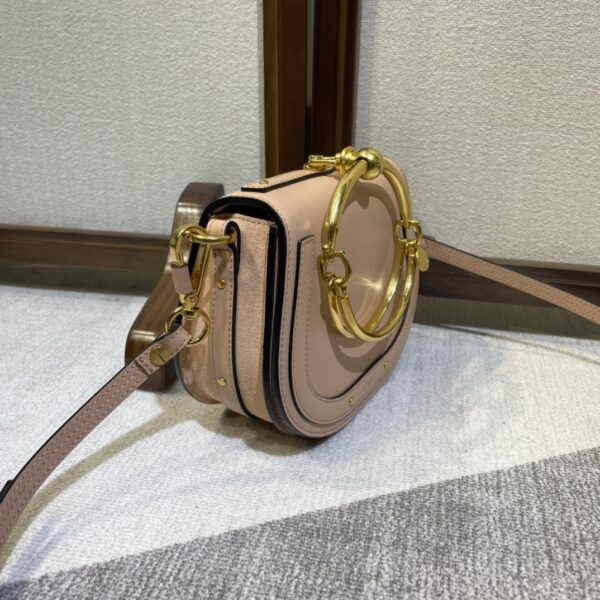 Chloe Small Nile Bracelet Minaudiere Handbag - Cream 40535 - Image 5