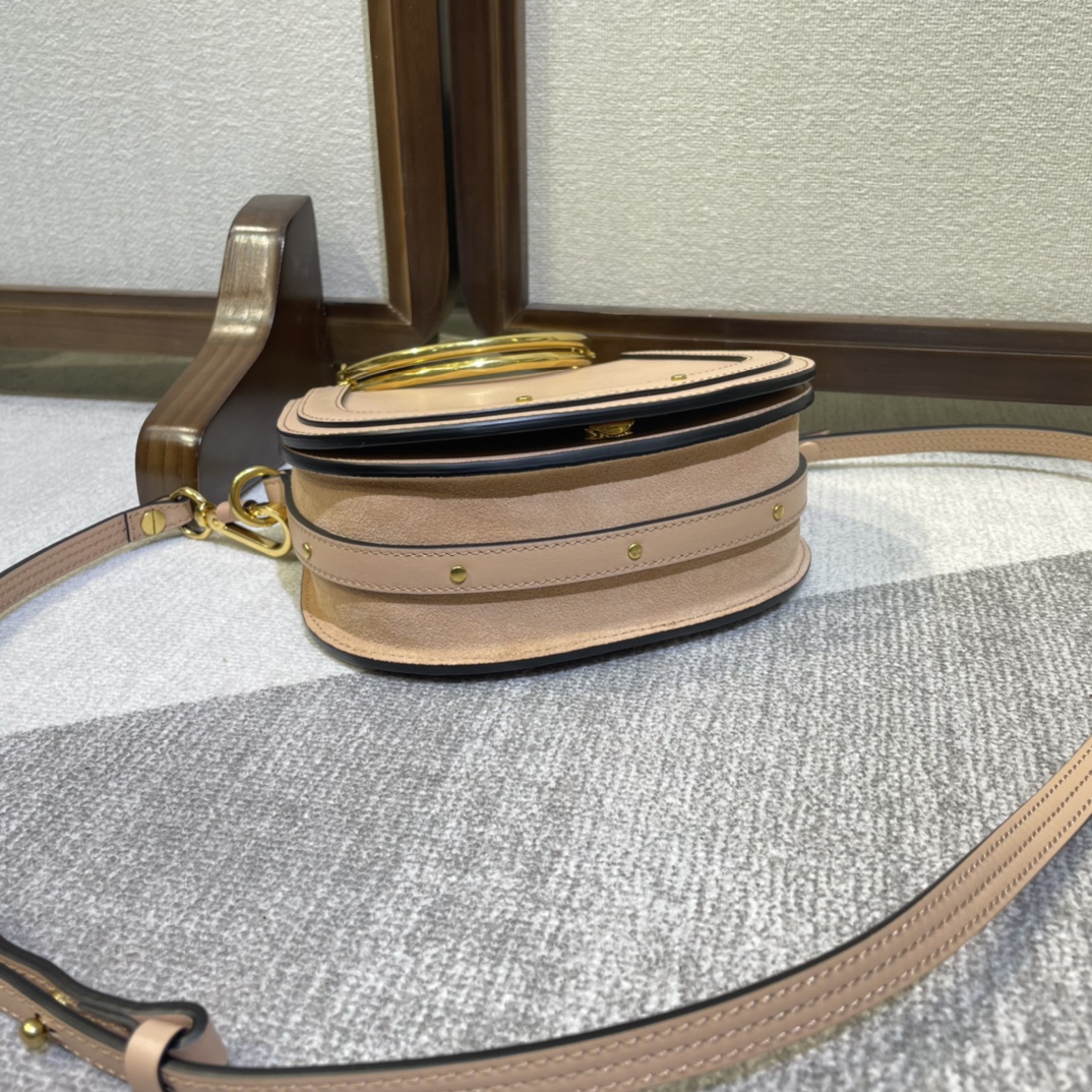 Chloe Small Nile Bracelet Minaudiere Handbag - Cream 40535 - Image 3