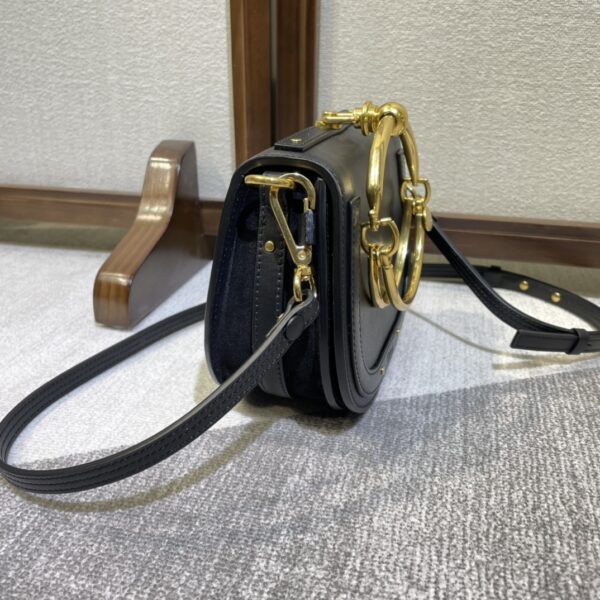 Chloe Small Nile Bracelet Minaudiere Handbag - Black 44587 - Image 5