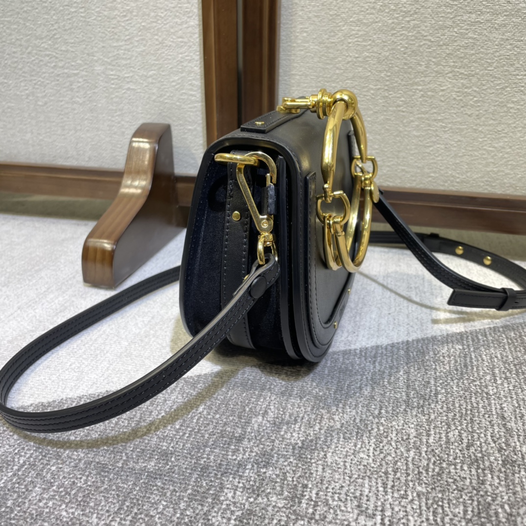 Chloe Small Nile Bracelet Minaudiere Handbag - Black 44587 - Image 5