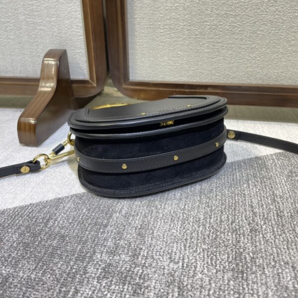Chloe Small Nile Bracelet Minaudiere Handbag - Black 44587 - Image 3