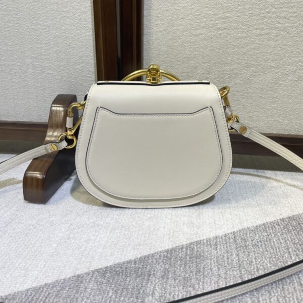 Chloe Small Nile Bracelet Minaudiere Handbag - Brown 57466 - Image 4