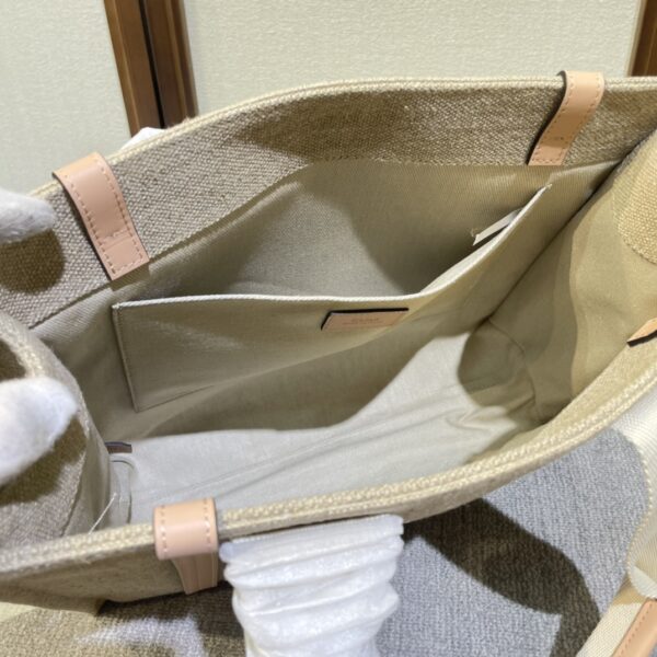 Chloe Woody Medium Shoulder Strap Tote Bag - Cream 90675 - Image 2