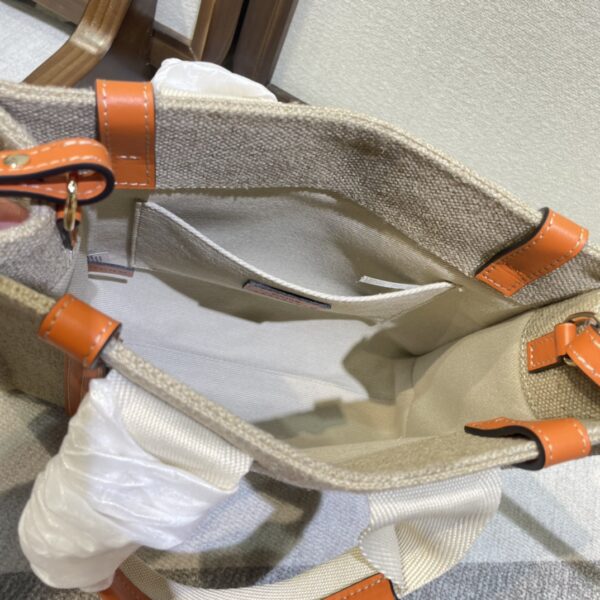Chloe Woody Small Shoulder Strap Tote Bag - Orange 38138 - Image 2