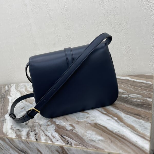 Celine Tabou Medium Smooth Cow Leather Handbag - Blue 41709 - Image 4
