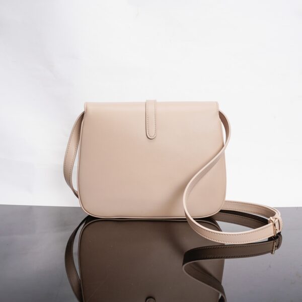Celine Tabou Medium Smooth Cow Leather Handbag - Light Pink 93944 - Image 4