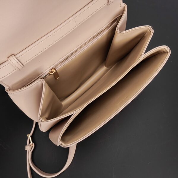 Celine Tabou Medium Smooth Cow Leather Handbag - Light Pink 93944 - Image 3