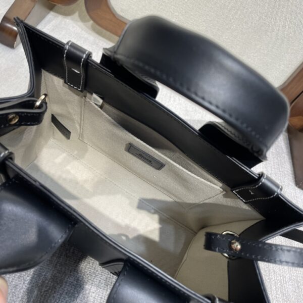 Chloe 22S Woody Large Tote Bag - Black 68293 - Image 5