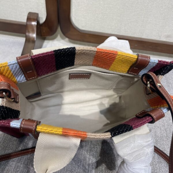 Chloe Rainbow Woody Medium Tote Bag 23154 - Image 5