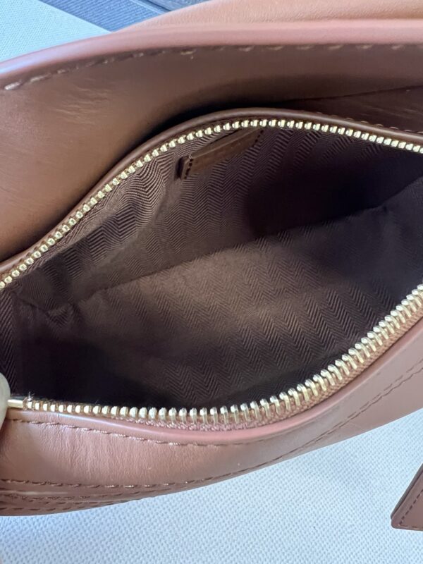 Celine Loewe Satin Cow Leather Puzzle Mini Handbag - Brown 21775 - Image 2