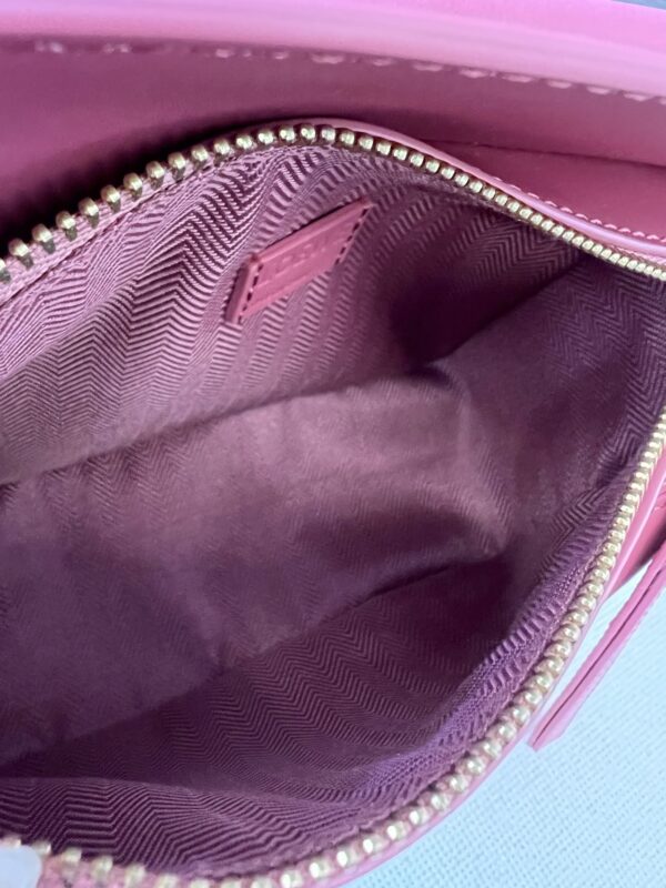 Celine Loewe Satin Cow Leather Puzzle Mini Handbag - Pink 77018 - Image 2