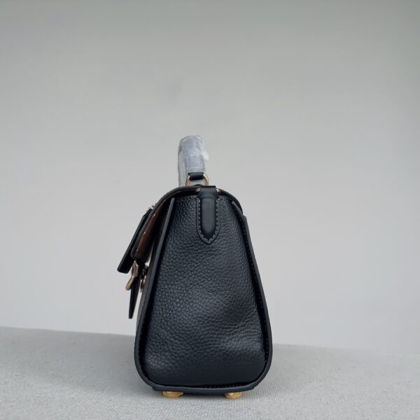 Coach Morgan Top handle Modern Retro Handbag - Black 82114 - Image 5