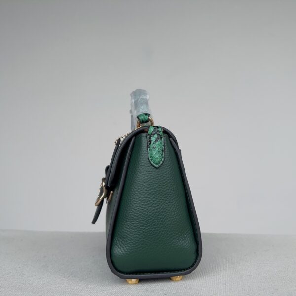 Coach Morgan Top handle Modern Retro Handbag - Green 20342 - Image 5