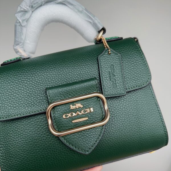 Coach Morgan Top handle Modern Retro Handbag - Green 20342 - Image 3