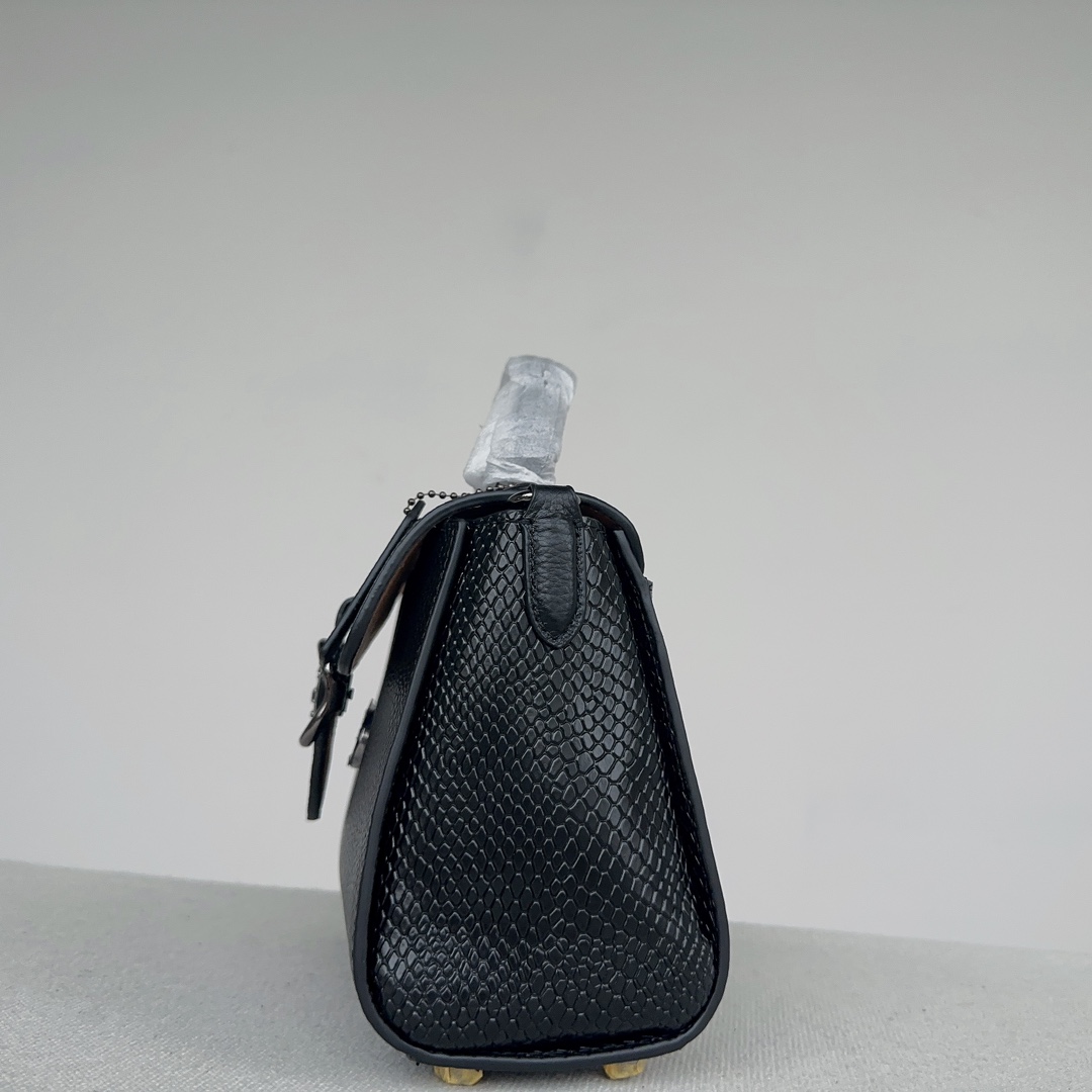 Coach Morgan Top handle Modern Retro Handbag - Black 63200 - Image 5