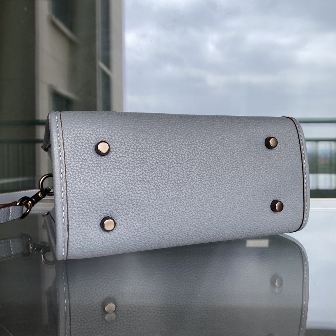 Coach Snoopy Versatile Handbag - Gray 30540 - Image 3