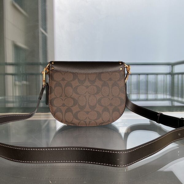 Coach Ole Women’s Classic Logo Canvas Kleo Shoulder Bag - Brown 21788 - Image 4