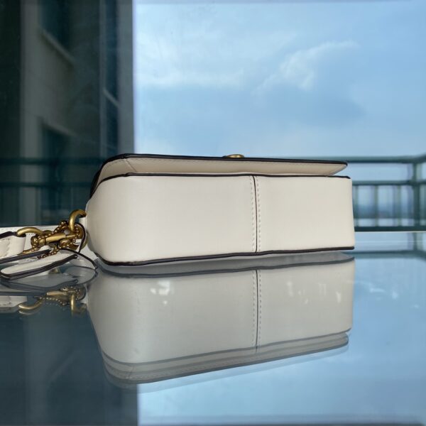 Coach Studio Baguette Crossbody Bag - White 68351 - Image 3