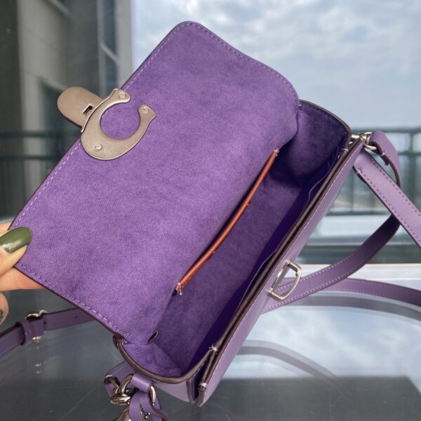 Coach Studio Baguette Crossbody Bag - Purple 80592 - Image 2