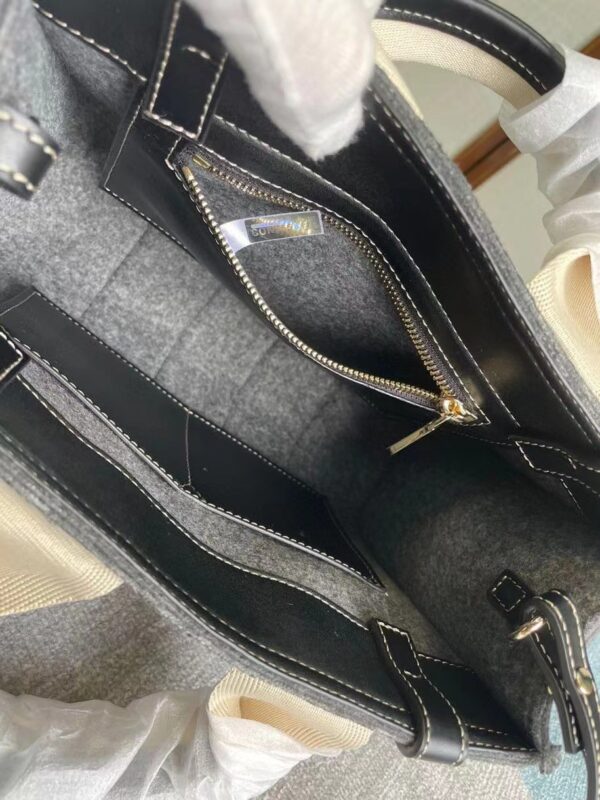 Chloe Woody Small Tote Bag - Gray 80921 - Image 2
