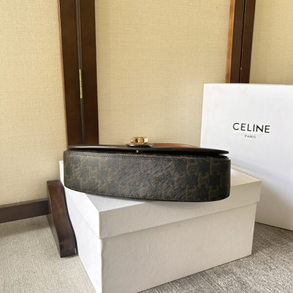 Celine Tabou Clutch Small Handbag - Brown 89138 - Image 3