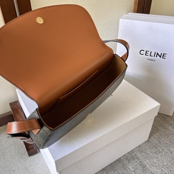 Celine Tabou Clutch Small Handbag - Brown 89138 - Image 2
