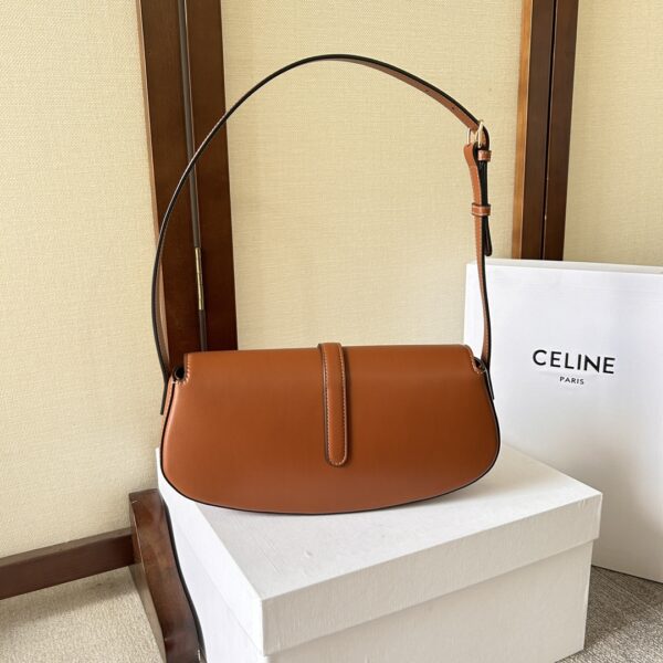 Celine Tabou Clutch Small Handbag - Brown 97323 - Image 4