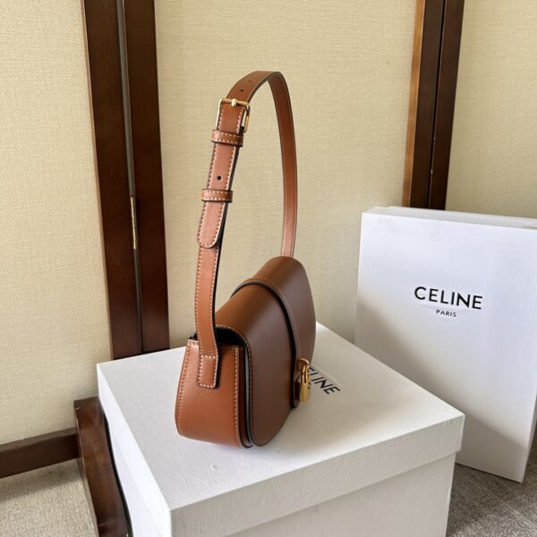 Celine Tabou Clutch Small Handbag - Brown 97323 - Image 5
