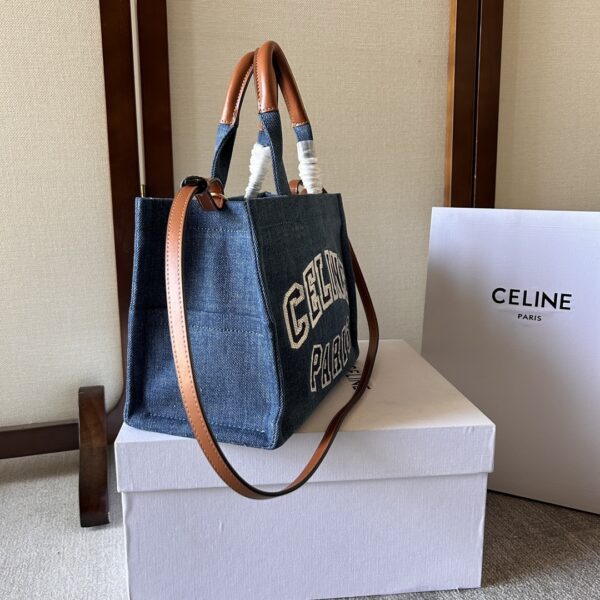 Celine Cabas Thais Small Triomphe Handbag 22789 - Image 5