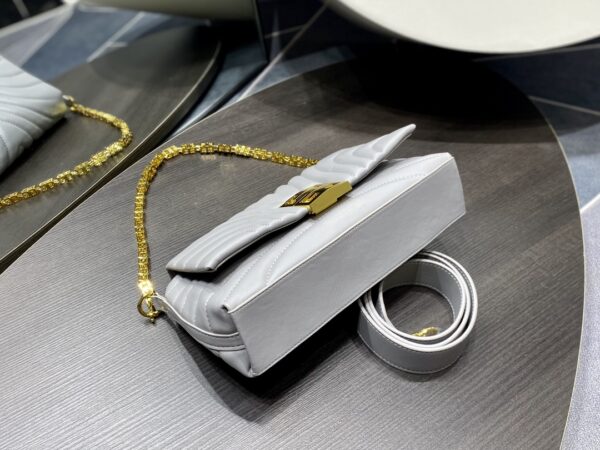 Givenchy 4g Soft Small Handbag - Gray 30230 - Image 3