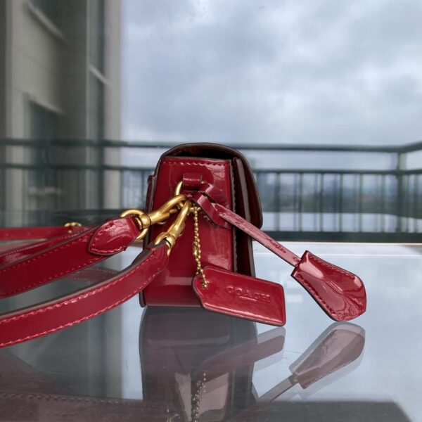 Coach Studio Baguette Crossbody Bag - Red 43646 - Image 4