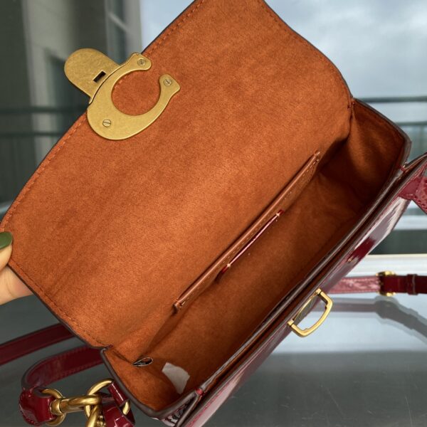 Coach Studio Baguette Crossbody Bag - Red 43646 - Image 2
