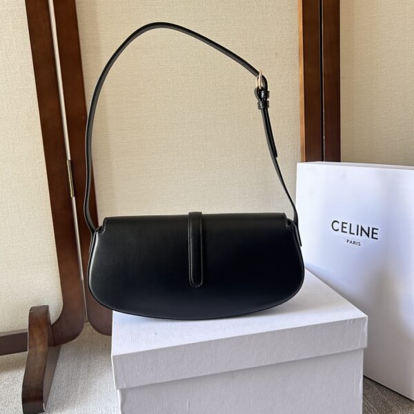Celine Tabou Clutch Small Handbag - Black 29203 - Image 4