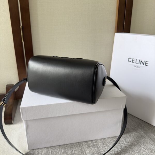 Celine Arc De Triomphe Small Boston Pillow Bag - Black 30977 - Image 3