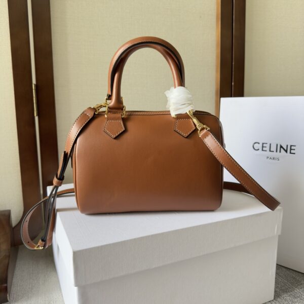 Celine Arc De Triomphe Small Boston Pillow Bag - Brown 22623 - Image 4