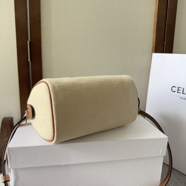 Celine Arc De Triomphe Small Boston Pillow Bag - Cream 24047 - Image 2