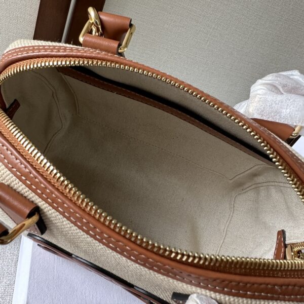 Celine Arc De Triomphe Small Boston Pillow Bag - Cream 24047 - Image 3
