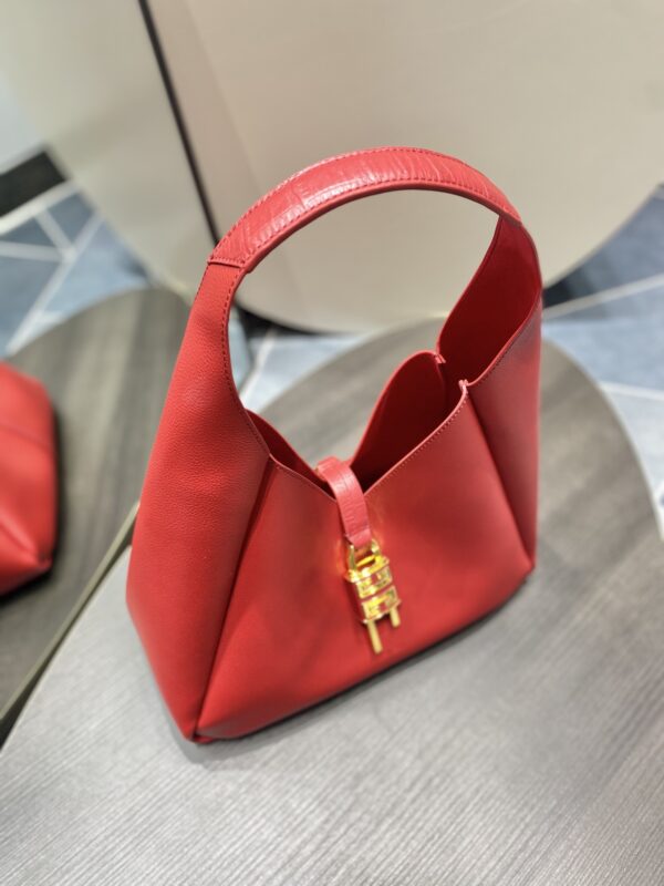 Givenchy G-hobo Medium Size Handbag - Red 91571 - Image 4