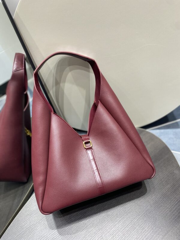 Givenchy G-hobo Medium Size Handbag - Maroon 62935 - Image 5