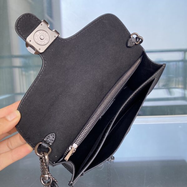 Coach Tabby Armpit Dionysian Bag - Black 47536 - Image 2