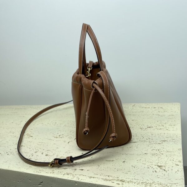 Celine Cabas Triomphe Small Drawstring Bag - Brown 66638 - Image 2