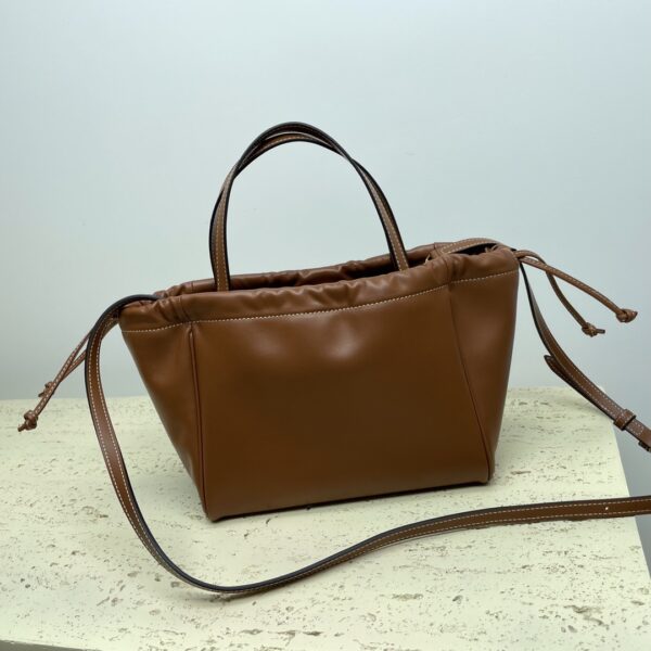 Celine Cabas Triomphe Small Drawstring Bag - Brown 66638 - Image 3