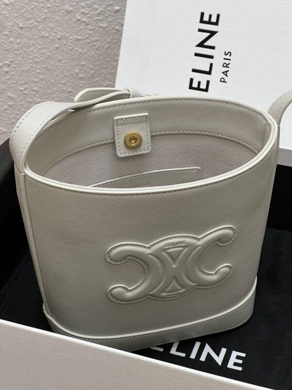 Celin E Mini Bucket Bag - Gray 15609 - Image 2