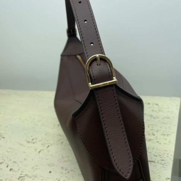 Celine Romy Medium Soft Cow Leather Handbag - Purple 33252 - Image 3