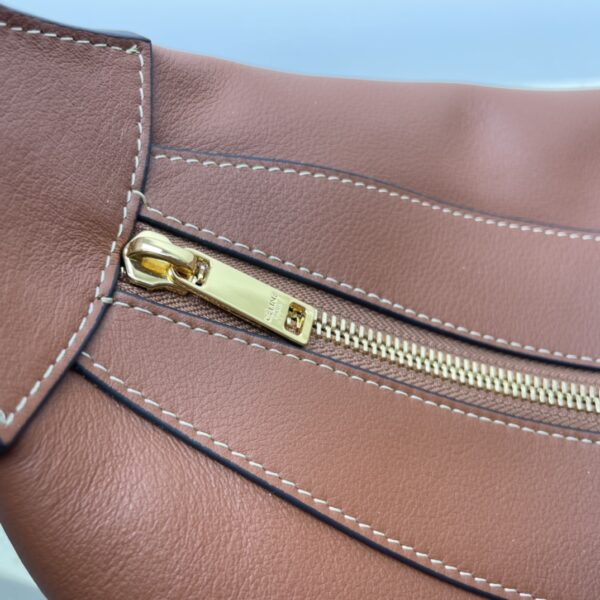 Celine Romy Medium Soft Cow Leather Handbag - Brown 77759 - Image 2