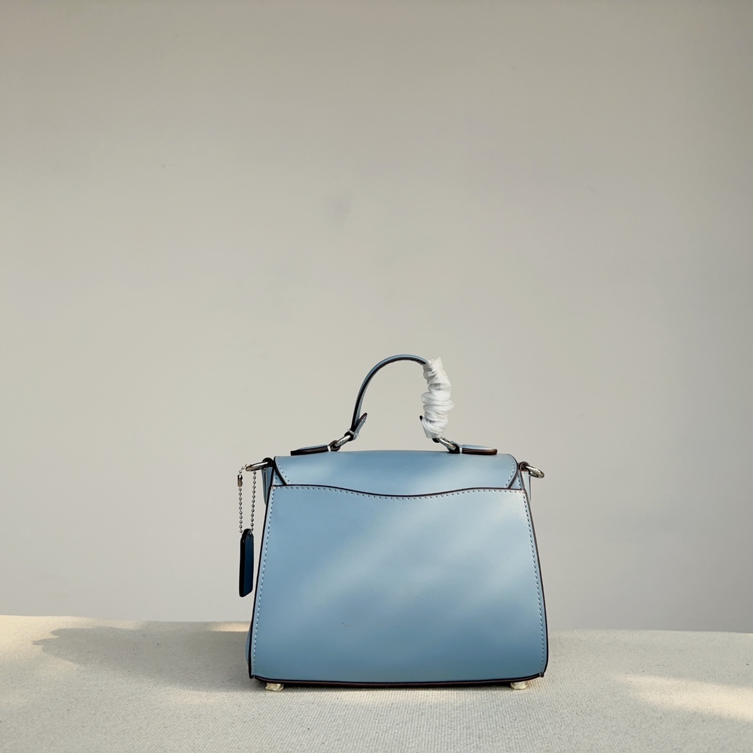 Coach Morgan Tophandle Long Shoulder Strap Handbag - Blue 34604 - Image 4