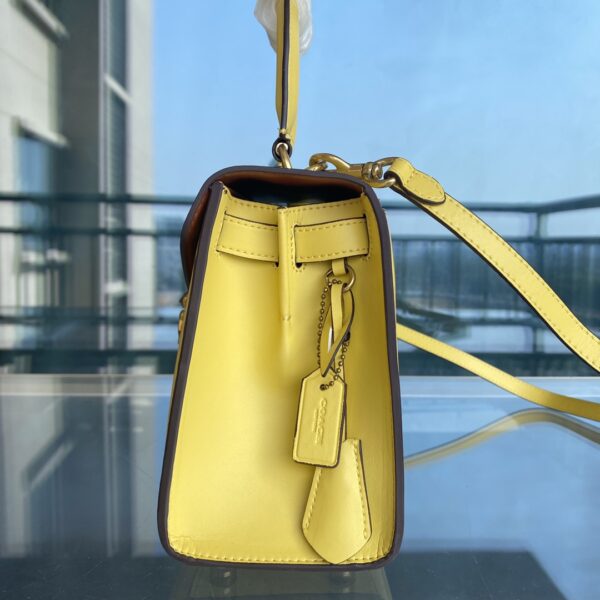 Coach Studio Sammy Handle Crossbody Handbag - Yellow 18795 - Image 4