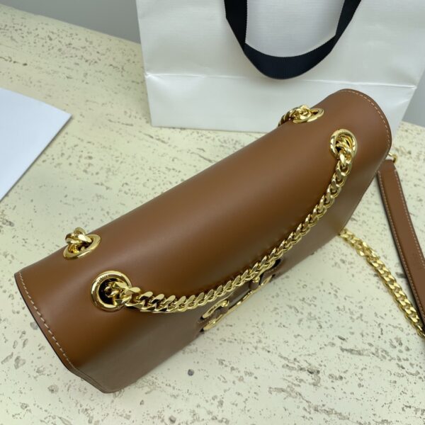Celine Arc De Triomphe Chain Bag - Brown 21968 - Image 4