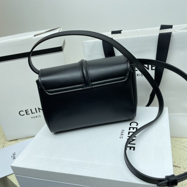 Celine Mini Soft16 Handbag - Black 73926 - Image 4