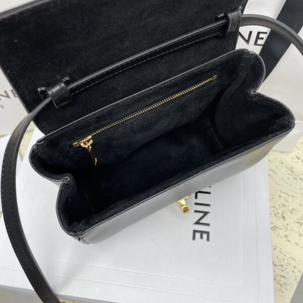 Celine Mini Soft16 Handbag - Black 73926 - Image 3
